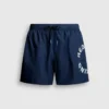 Bermuda-Badeshorts mit rundem Logo Bermuda-Badeshorts mit rundem Logo