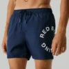 Bermuda-Badeshorts mit rundem Logo Bermuda-Badeshorts mit rundem Logo