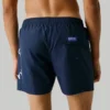 Bermuda-Badeshorts mit rundem Logo Bermuda-Badeshorts mit rundem Logo