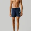 Bermuda-Badeshorts mit rundem Logo Bermuda-Badeshorts mit rundem Logo