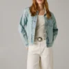 Bermudashorts aus Denim in lockerer Passform