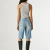 Bermudashorts aus Denim in lockerer Passform