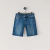 Bermudashorts aus Denim mit gerader Passform