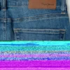 Bermudashorts aus Denim mit gerader Passform