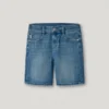 Bermudashorts aus Denim mit gerader Passform