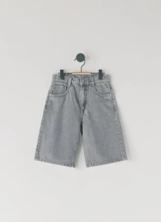 Bermudashorts aus Denim mit lockerer Passform