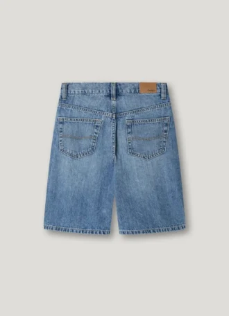 Bermudashorts aus Denim mit lockerer Passform