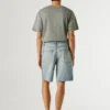 Bermudashorts aus Denim mit lockerer Passform