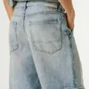 Bermudashorts aus Denim mit lockerer Passform
