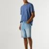 Bermudashorts aus Denim mit Tapered-Passform Bermudashorts aus Denim mit Tapered-Passform