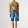 Bermudashorts aus Denim mit Tapered-Passform Bermudashorts aus Denim mit Tapered-Passform