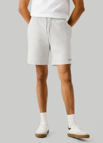 Bermudashorts aus Fleece in schmaler Passform
