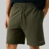 Bermudashorts aus Fleece in schmaler Passform