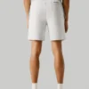 Bermudashorts aus Fleece in schmaler Passform