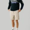 Bermudashorts aus Fleece mit lockerer Passform