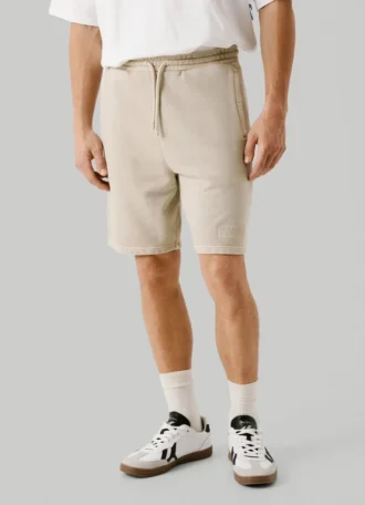 Bermudashorts aus Fleece mit lockerer Passform