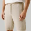 Bermudashorts aus Fleece mit lockerer Passform