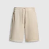 Bermudashorts aus Fleece mit lockerer Passform
