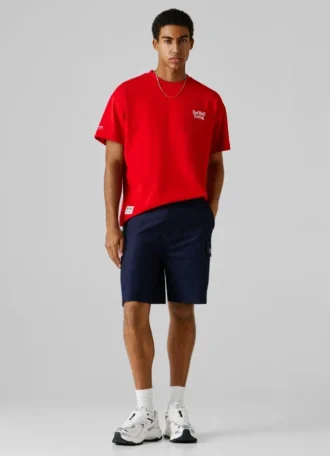 Bermudashorts mit gerader Passform