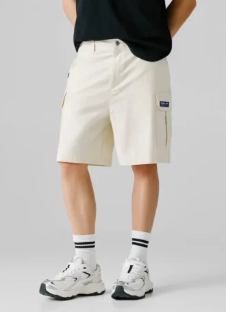 Bermudashorts mit gerader Passform