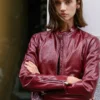 Bikerjacke aus Lackleder Bikerjacke aus Lackleder