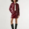 Bikerjacke aus Lackleder Bikerjacke aus Lackleder