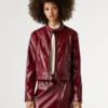 Bikerjacke aus Lackleder Bikerjacke aus Lackleder