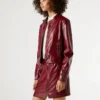 Bikerjacke aus Lackleder Bikerjacke aus Lackleder