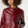 Bikerjacke aus Lackleder Bikerjacke aus Lackleder