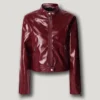 Bikerjacke aus Lackleder Bikerjacke aus Lackleder