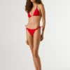 Bikini-Hose mit aufgedrucktem Logo