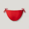 Bikini-Hose mit aufgedrucktem Logo