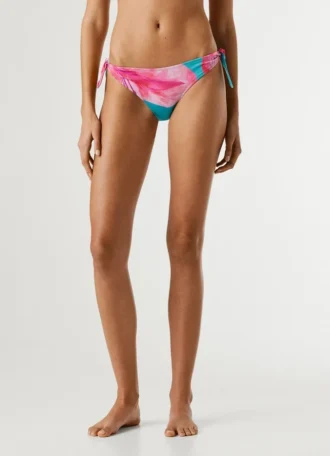 Bikini-Hose mit Blumenmuster