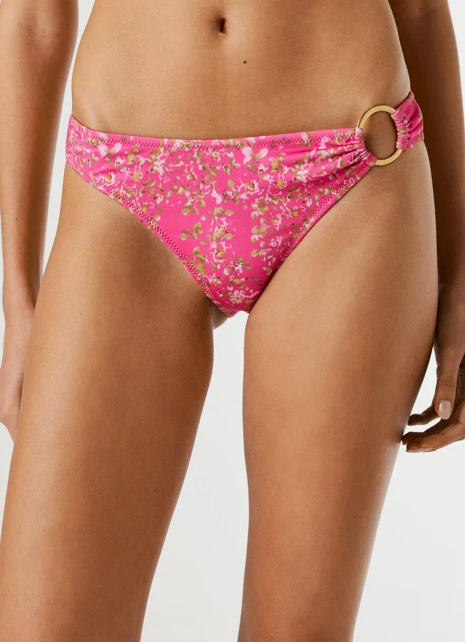 Bikini-Hose mit Blumenmuster Bikini-Hose mit Blumenmuster