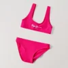 Bikini mit aufgedrucktem Logo Bikini mit aufgedrucktem Logo