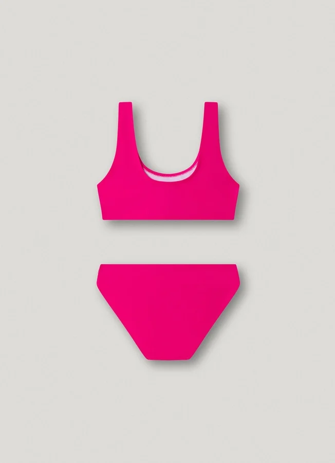 Bikini mit aufgedrucktem Logo Bikini mit aufgedrucktem Logo