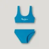 Bikini mit aufgedrucktem Logo Bikini mit aufgedrucktem Logo
