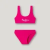 Bikini mit aufgedrucktem Logo Bikini mit aufgedrucktem Logo