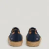 Blucher-Schuhe mit Jute-Details