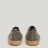 Blucher-Schuhe mit Jute-Details