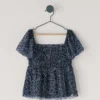 Bluse mit Blumenmuster