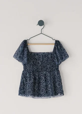 Bluse mit Blumenmuster