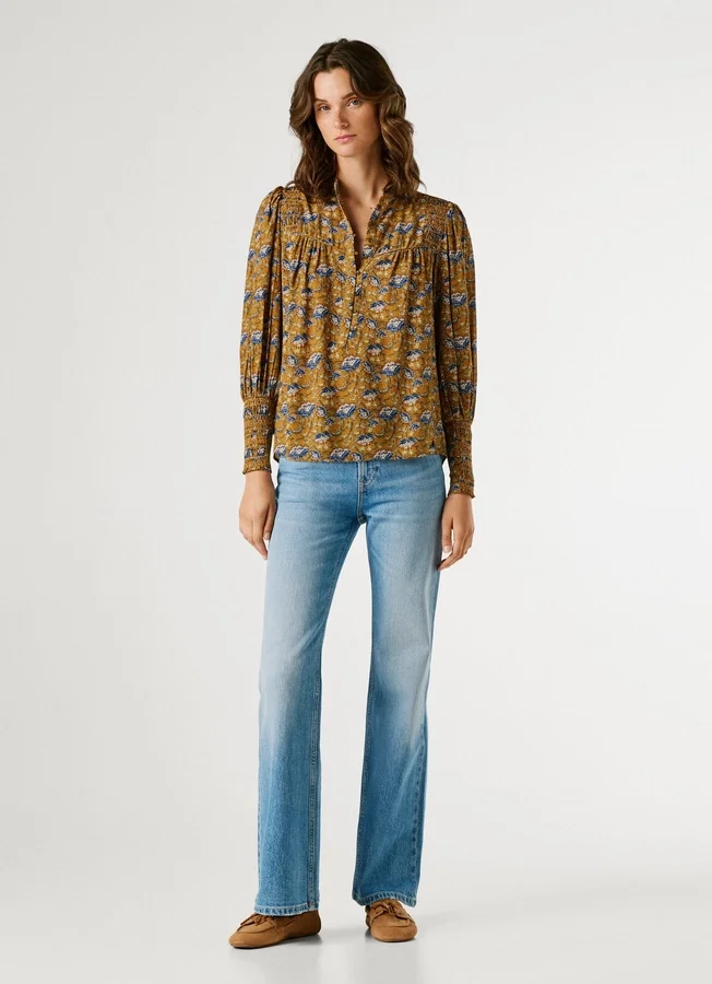 Bluse mit Blumenmuster Bluse mit Blumenmuster