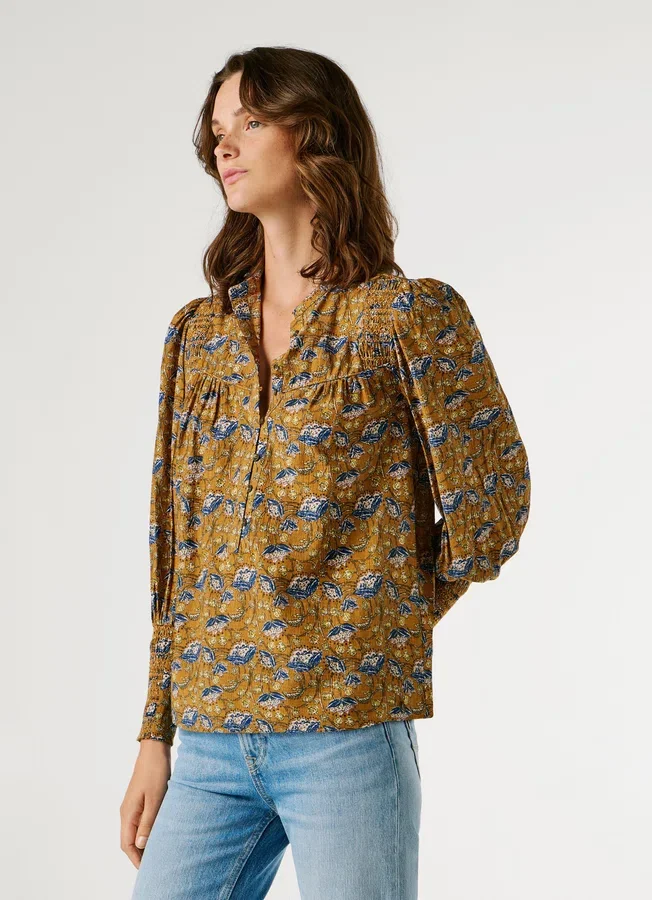 Bluse mit Blumenmuster Bluse mit Blumenmuster