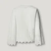 Bluse mit durchbrochenen Details