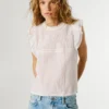 Bluse mit Plissee-Details
