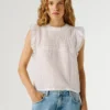 Bluse mit Plissee-Details