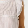 Bluse mit Plissee-Details