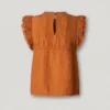 Bluse mit Plissee-Details Bluse mit Plissee-Details