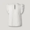 Bluse mit Plissee-Details